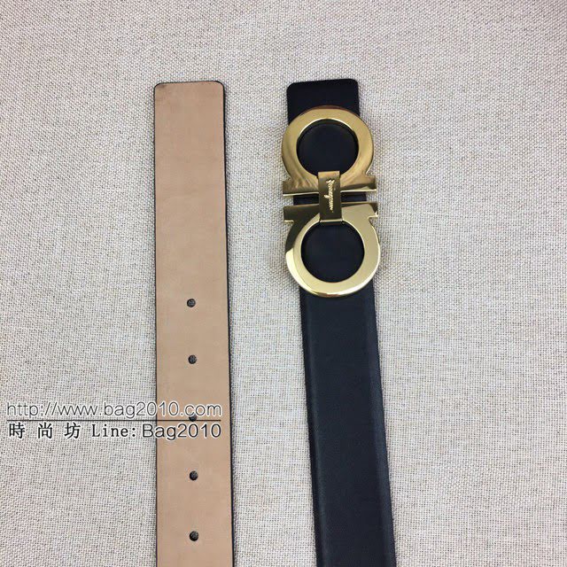 菲拉格慕男士皮帶 Ferragamo牛皮磨砂扣腰帶  jjp1740